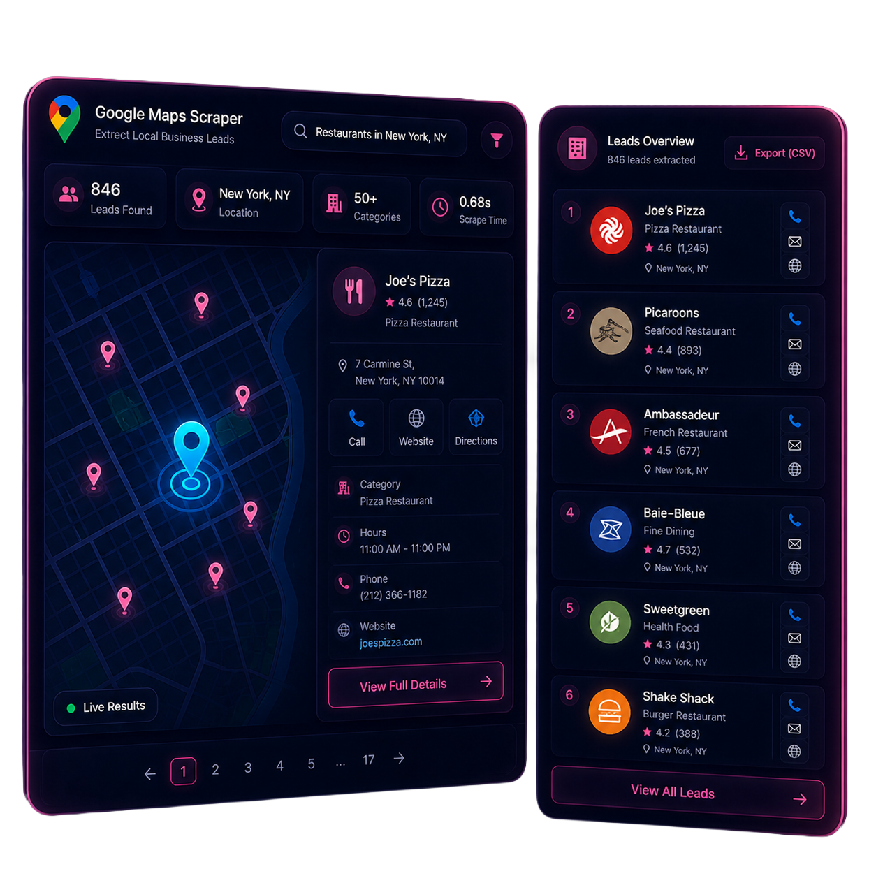 Google Maps Scraper