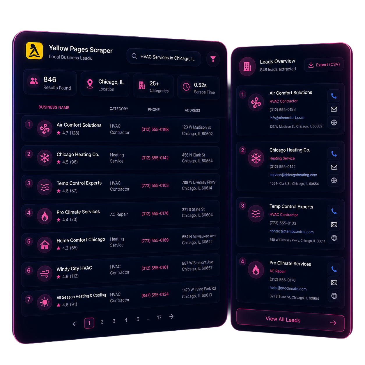 Yellow Pages Scraper